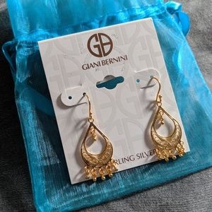 Giani Bernini hanging gold earings
